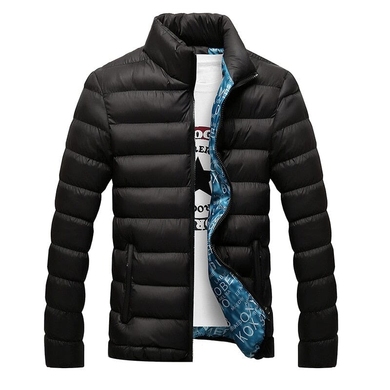 Jaqueta de frio masculina sales couro