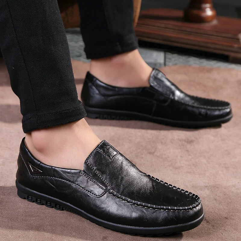 Sapato Mocassim Masculino em Couro Vila Loafers