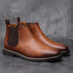 Bota Masculina de Couro Homem da Fazenda