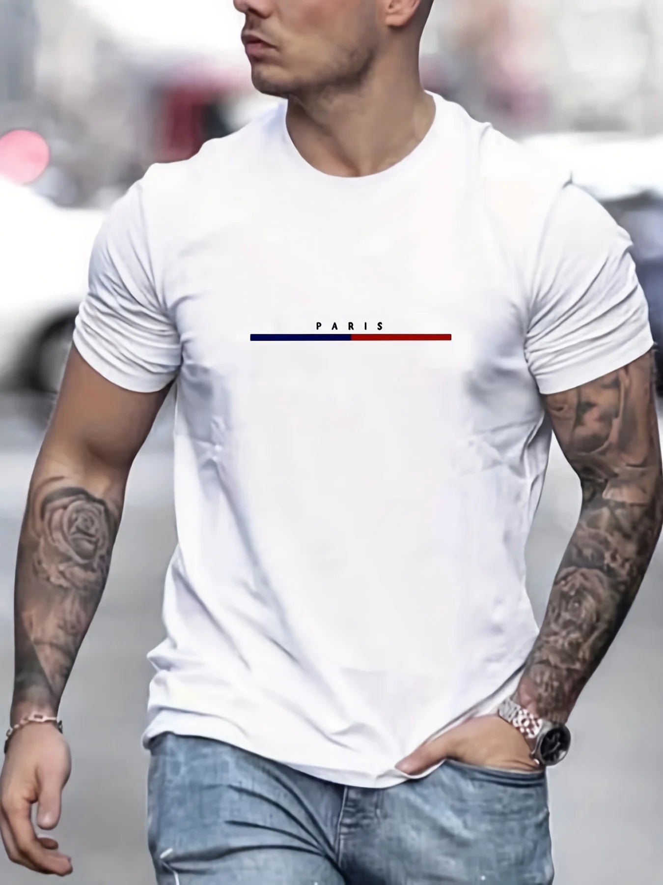 Camiseta Masculina Paris