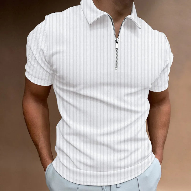 Camisa Polo Masculina Vila Zip