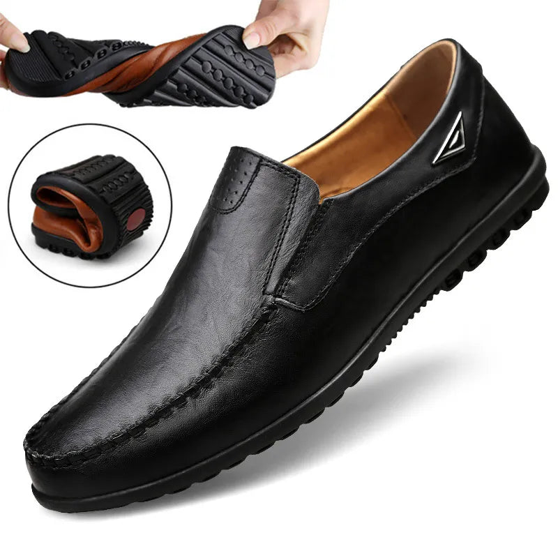 Sapato Mocassim Masculino em Couro Vila Loafers