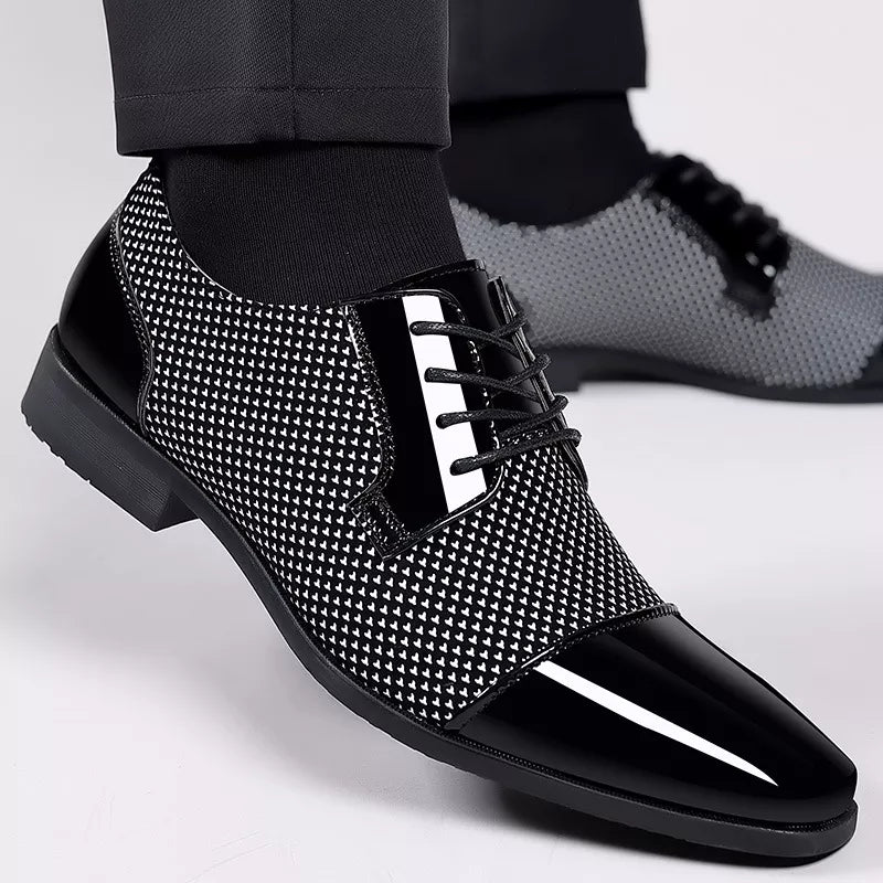 Sapato Masculino Social Oxford Clássico Vila Milano Verniz