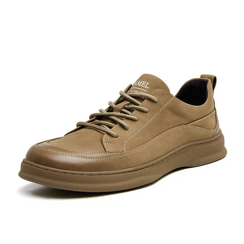 Tênis Masculino Casual em Couro  - Golden Camel