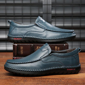 Sapato Mocassim Classic - Couro Premium Titanium - Frete Grátis